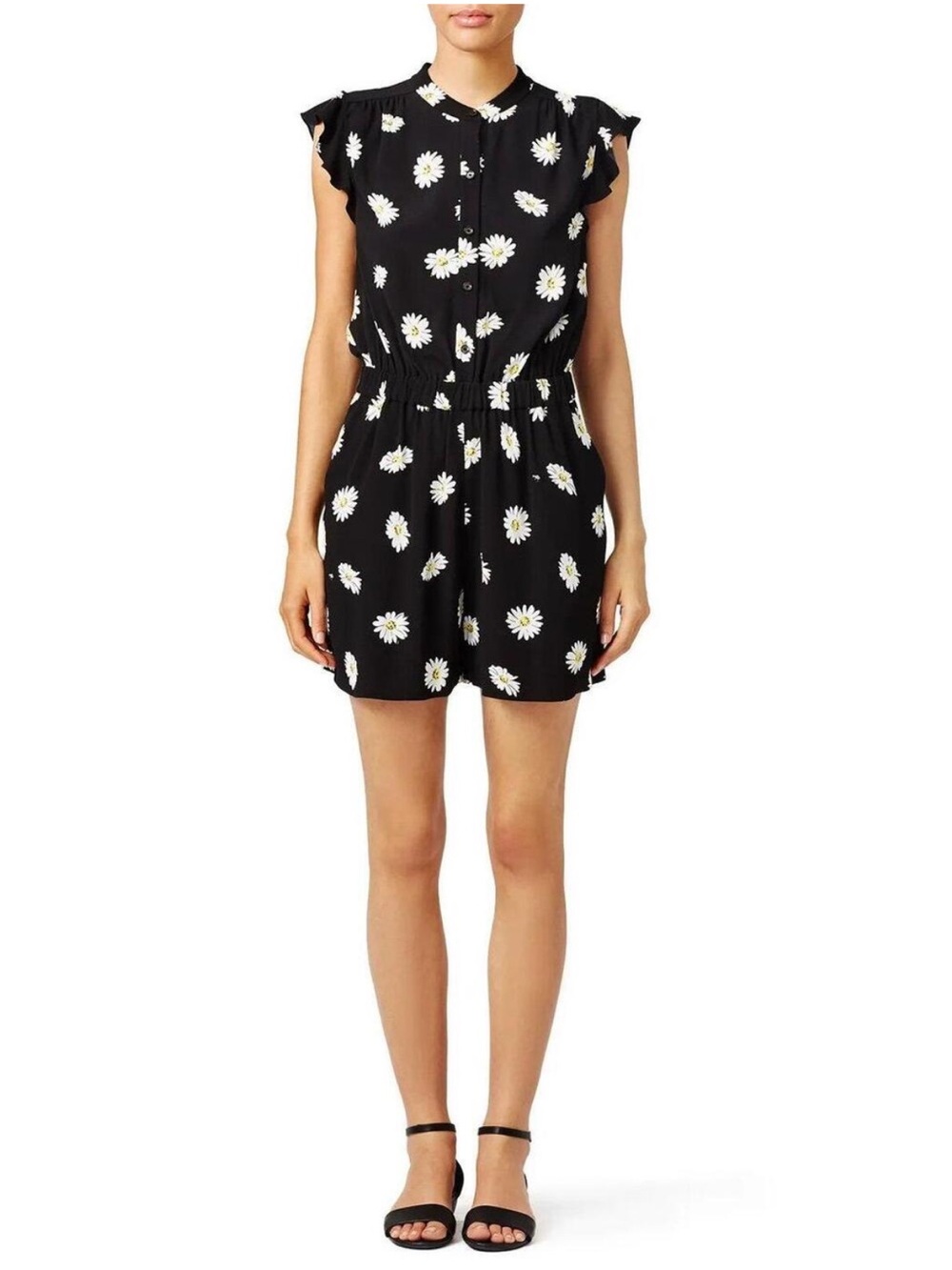 Kate Spade Daisy Dot Romper / Shorts with Pockets - Size 4